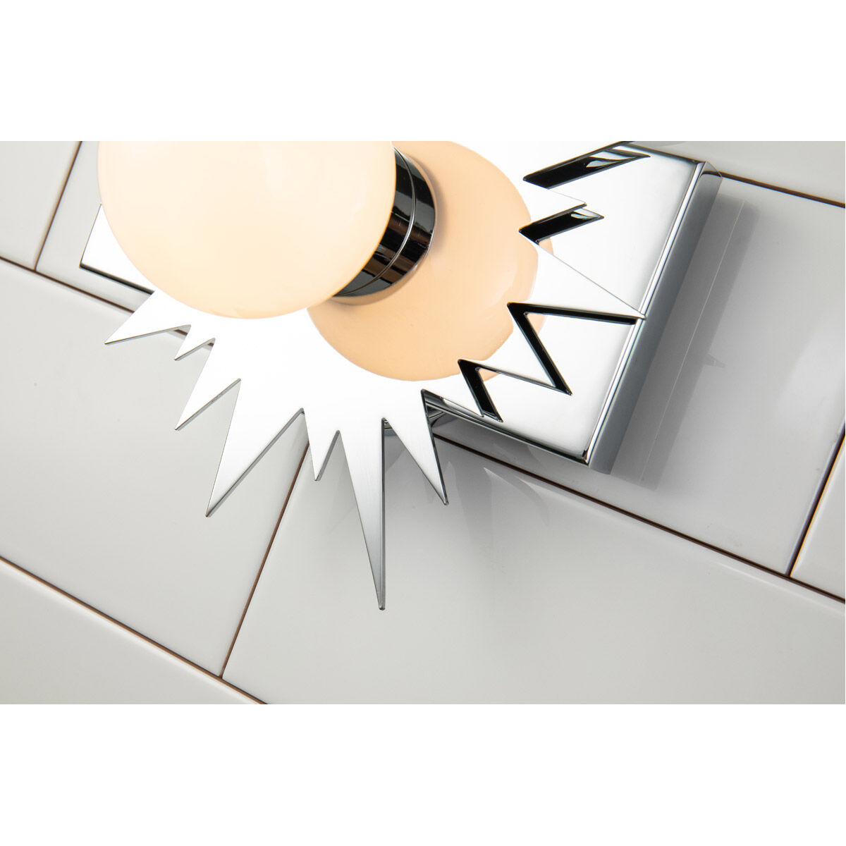 Soleil 1 Light 8 inch PC Bath Light Wall Light in Polished Chrome